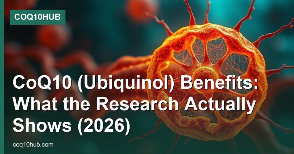 CoQ10 (Ubiquinol) Benefits: What the Research Actually Shows (2026) - CoQ10Hub
