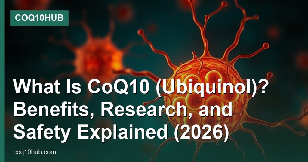 What Is CoQ10 (Ubiquinol)? Benefits, Research, and Safety Explained (2026) - CoQ10Hub